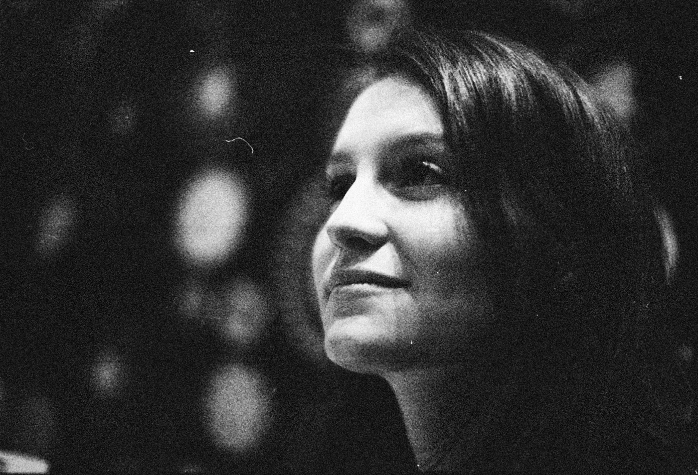 Black and white portrait